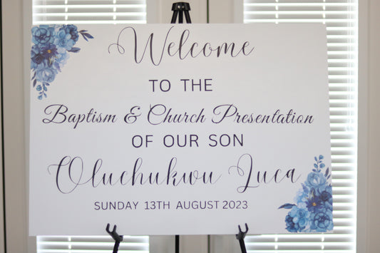 Baptismal Welcome Sign (Acrylic)